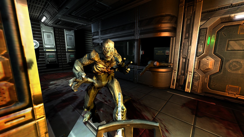Illustration for article titled Doom 3's Graphically Enhanced Monsters Are Pretty Damn Ugly